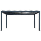 Pergola P8-3C – 3×5 m, Anthrazit, Elektrisch – Ansicht 5
