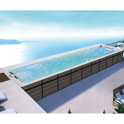 Swim Spa AWT Innovation 1200XL-T – 6 Personen, 1183 × 300 cm, 20 Design-Jets
