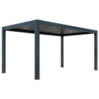 Pergola P8-3C – 3×5 m, Anthrazit, Elektrisch – Ansicht 3