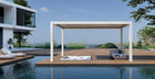 Pergola P8-3C – 3×5 m, Weiß, Elektrisch – Ansicht 7