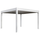 Pergola P8-4A – 4×4 m, Weiß, Elektrisch – Ansicht 3