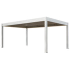 Pergola P8-4B – 4×6 m, Weiß, Elektrisch – Ansicht 6