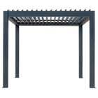 Pergola P8-3A – 3×3 m, Anthrazit, Elektrisch – Ansicht 5