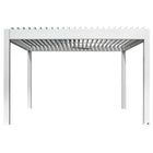 Pergola P8-4A – 4×4 m, Weiß, Elektrisch – Ansicht 5
