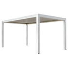 Pergola P8-3C – 3×5 m, Weiß, Elektrisch – Ansicht 6