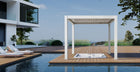 Pergola P8-3A – 3×3 m, Weiß, Elektrisch – Ansicht 7