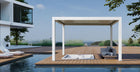 Pergola P8-3B – 3×4 m, Weiß, Elektrisch – Ansicht 7