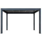 Pergola P8-3B – 3×4 m, Anthrazit, Elektrisch – Ansicht 10