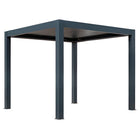 Pergola P8-3A – 3×3 m, Anthrazit, Elektrisch – Ansicht 3