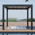 Pergola P8-3A – 3×3 m, Anthrazit, Elektrisch – Ansicht 2