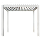 Pergola P8-3A – 3×3 m, Weiß, Elektrisch – Ansicht 5