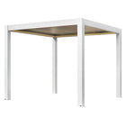 Pergola P8-3A – 3×3 m, Weiß, Elektrisch – Ansicht 6