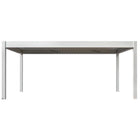 Pergola P8-4B – 4×6 m, Weiß, Elektrisch – Ansicht 10