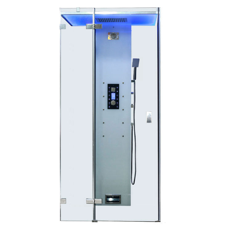 Dampfdusche DZ1012F12 – 2 Personen, 100x100 cm links, Umluftsystem – Hauptansicht