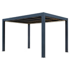 Pergola P8-3B – 3×4 m, Anthrazit, Elektrisch – Ansicht 6