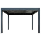 Pergola P8-4A – 4×4 m, Anthrazit, Elektrisch – Ansicht 10