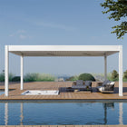 Pergola P8-4B – 4×6 m, Weiß, Elektrisch – Ansicht 2