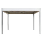 Pergola P8-4A – 4×4 m, Weiß, Elektrisch – Ansicht 4