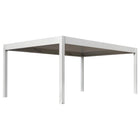 Pergola P8-4B – 4×6 m, Weiß, Elektrisch – Ansicht 3