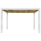 Pergola P8-3B – 3×4 m, Weiß, Elektrisch – Ansicht 4