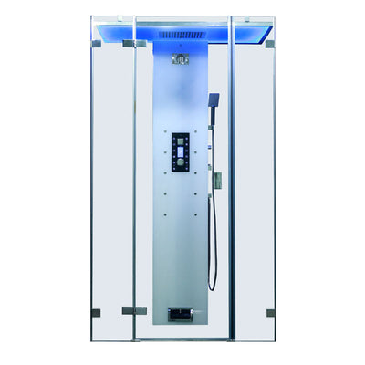 Dampfdusche DZ1013F12 – 2 Personen, 120x95 cm links, Umluftsystem