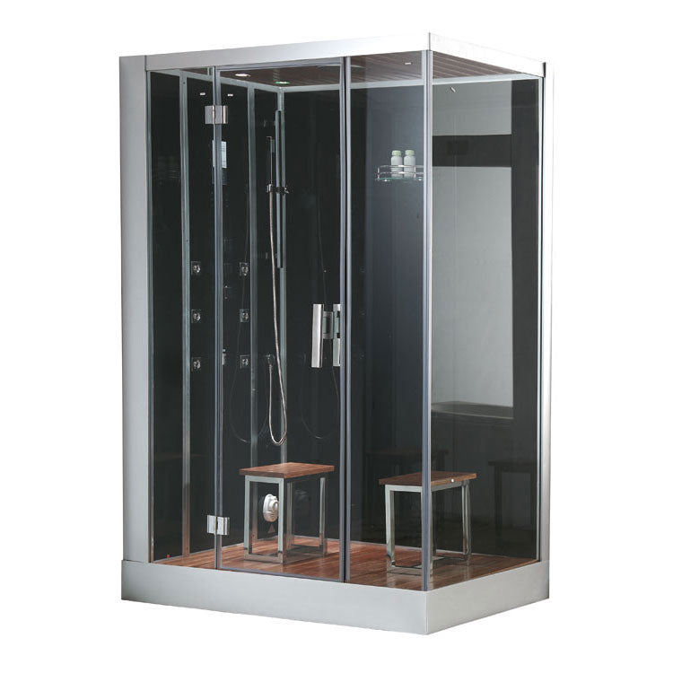 Dampfdusche DZ961F8 – 2 Personen, 150x90 cm links, 4,5 kW Dampfgenerator – Hauptansicht